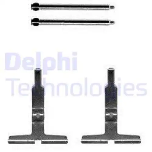комплект принадлежности, дискови накладки DELPHI LX0570