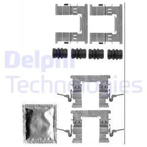 комплект принадлежности, дискови накладки DELPHI LX0579