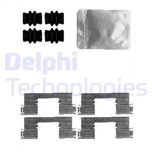 комплект принадлежности, дискови накладки DELPHI LX0592