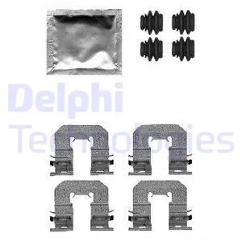 комплект принадлежности, дискови накладки DELPHI LX0605