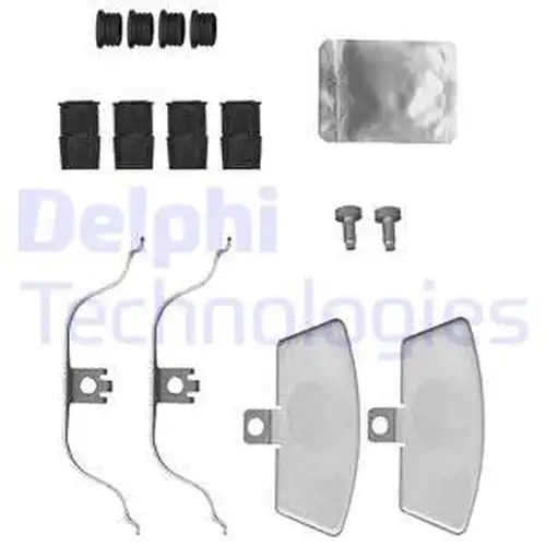 комплект принадлежности, дискови накладки DELPHI LX0632