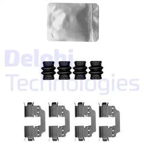 комплект принадлежности, дискови накладки DELPHI LX0633