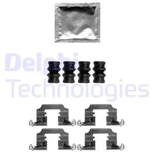 комплект принадлежности, дискови накладки DELPHI LX0650