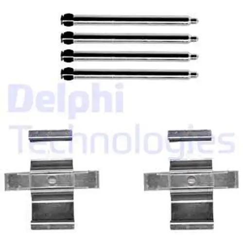 комплект принадлежности, дискови накладки DELPHI LX0658
