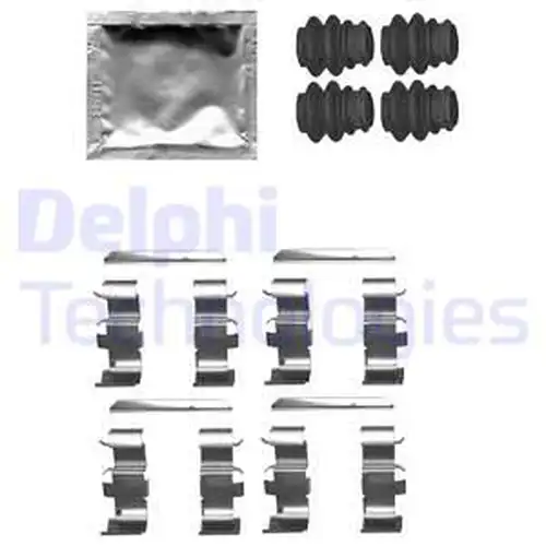 комплект принадлежности, дискови накладки DELPHI LX0660