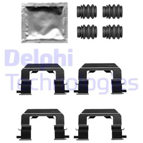 комплект принадлежности, дискови накладки DELPHI LX0671