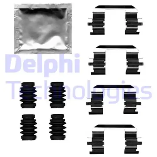 комплект принадлежности, дискови накладки DELPHI LX0686
