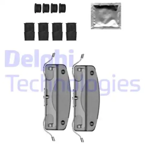 комплект принадлежности, дискови накладки DELPHI LX0692