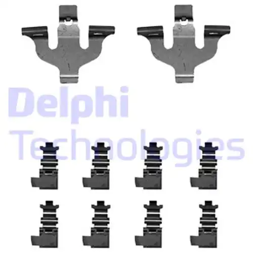 комплект принадлежности, дискови накладки DELPHI LX0714