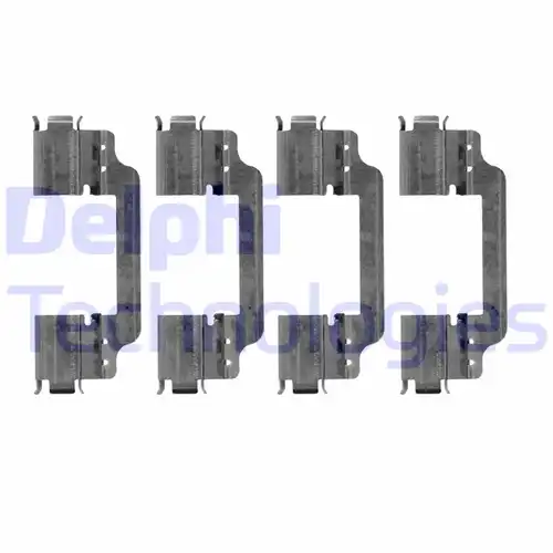 комплект принадлежности, дискови накладки DELPHI LX0720