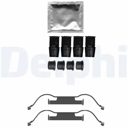 комплект принадлежности, дискови накладки DELPHI LX0733