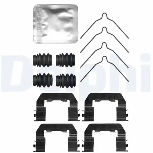 комплект принадлежности, дискови накладки DELPHI LX0736