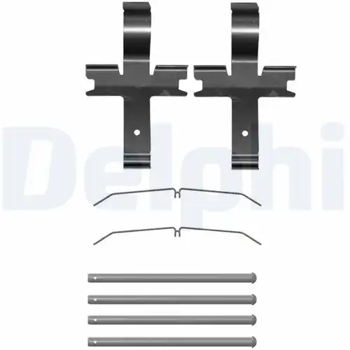 комплект принадлежности, дискови накладки DELPHI LX0742