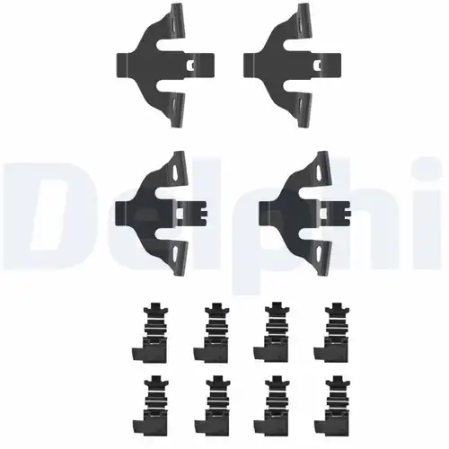 комплект принадлежности, дискови накладки DELPHI LX0748