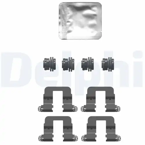 комплект принадлежности, дискови накладки DELPHI LX0752