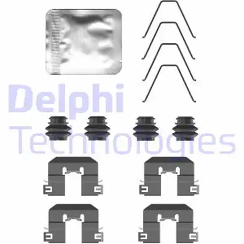 комплект принадлежности, дискови накладки DELPHI LX0758