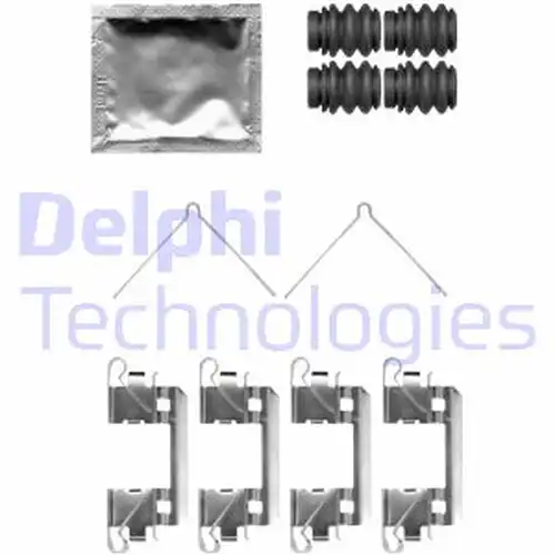 комплект принадлежности, дискови накладки DELPHI LX0762