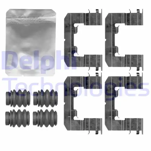 комплект принадлежности, дискови накладки DELPHI LX0766
