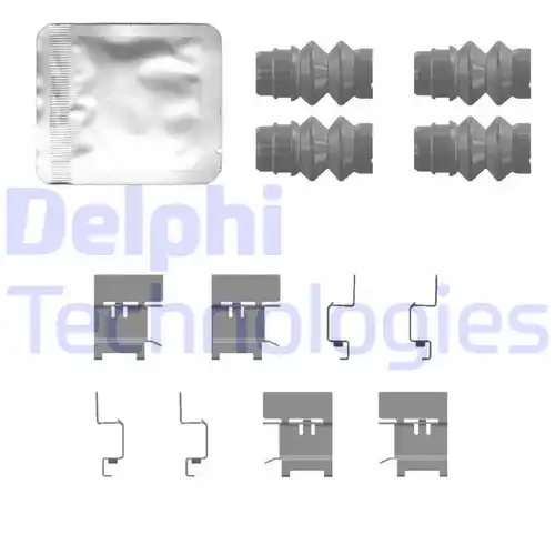 комплект принадлежности, дискови накладки DELPHI LX0768