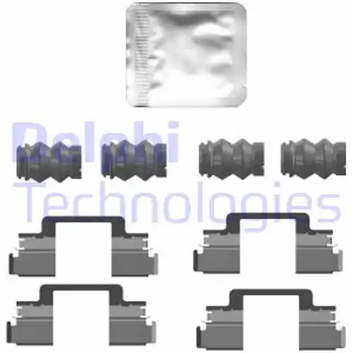 комплект принадлежности, дискови накладки DELPHI LX0769