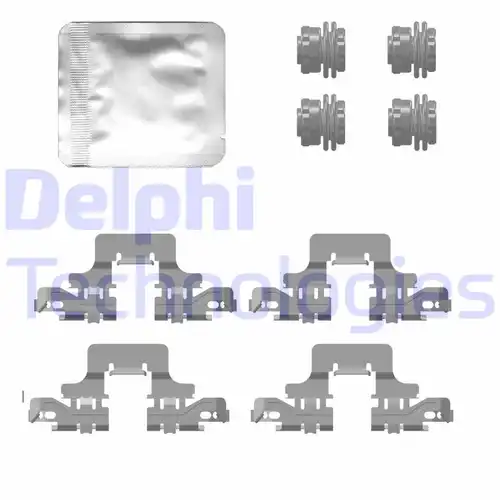 комплект принадлежности, дискови накладки DELPHI LX0776