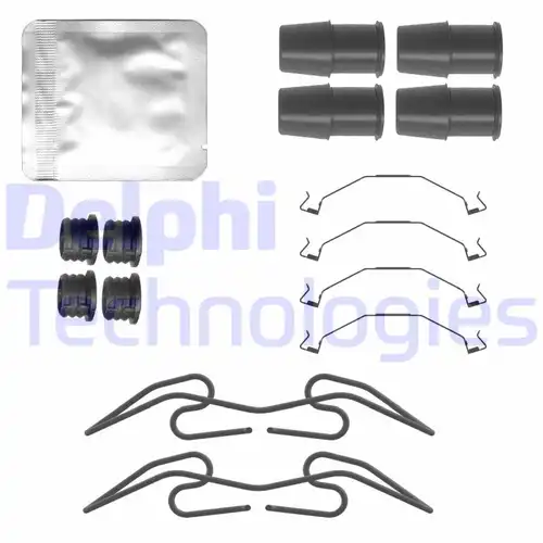 комплект принадлежности, дискови накладки DELPHI LX0783