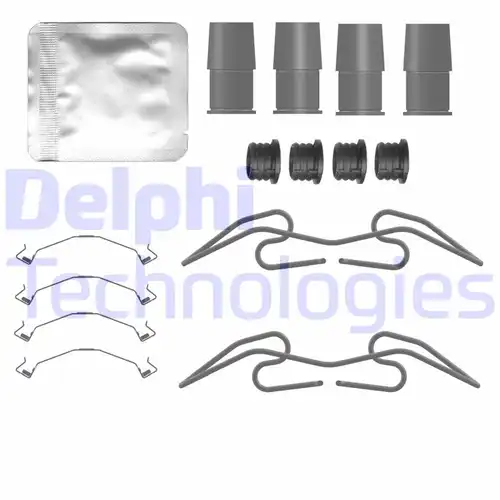 комплект принадлежности, дискови накладки DELPHI LX0784