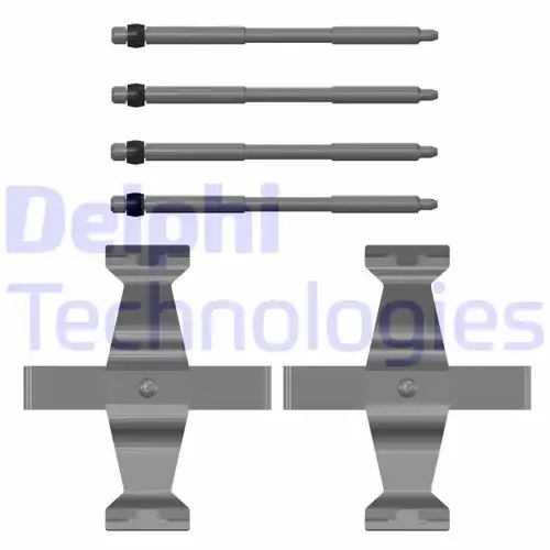 комплект принадлежности, дискови накладки DELPHI LX0785