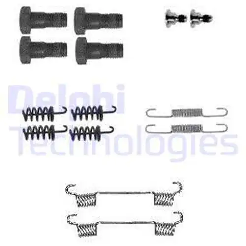 комплект принадлежности, челюсти за ръчна спирачка DELPHI LY1395