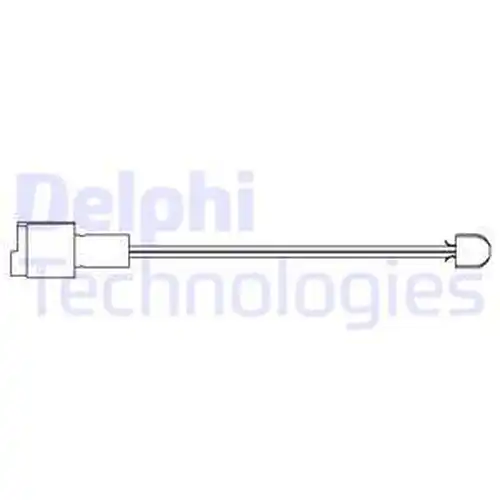 предупредителен контактен сензор, износване на накладките DELPHI LZ0108