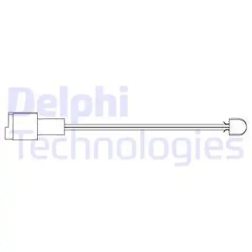 предупредителен контактен сензор, износване на накладките DELPHI LZ0109