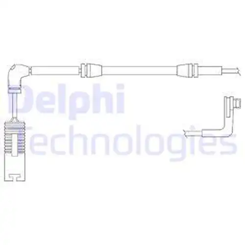 предупредителен контактен сензор, износване на накладките DELPHI LZ0171