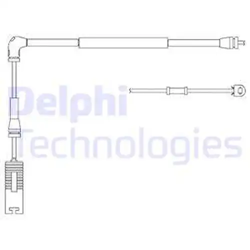 предупредителен контактен сензор, износване на накладките DELPHI LZ0183