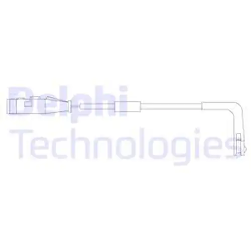 предупредителен контактен сензор, износване на накладките DELPHI LZ0187