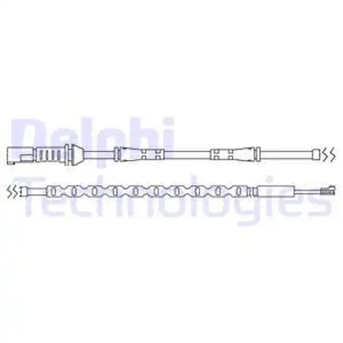 предупредителен контактен сензор, износване на накладките DELPHI LZ0211