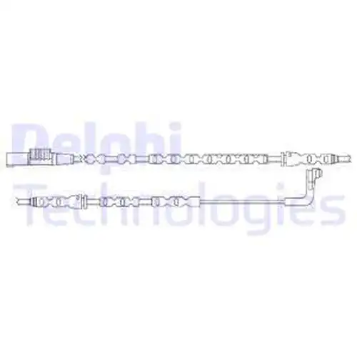предупредителен контактен сензор, износване на накладките DELPHI LZ0221
