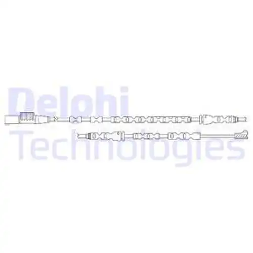 предупредителен контактен сензор, износване на накладките DELPHI LZ0222