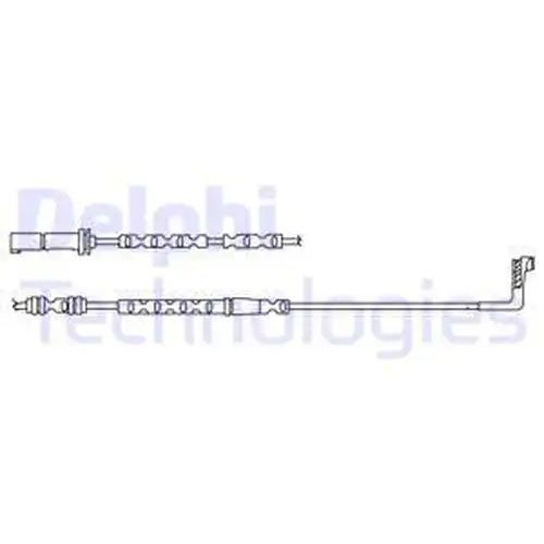 предупредителен контактен сензор, износване на накладките DELPHI LZ0223