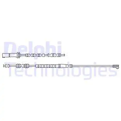 предупредителен контактен сензор, износване на накладките DELPHI LZ0224