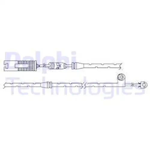 предупредителен контактен сензор, износване на накладките DELPHI LZ0225