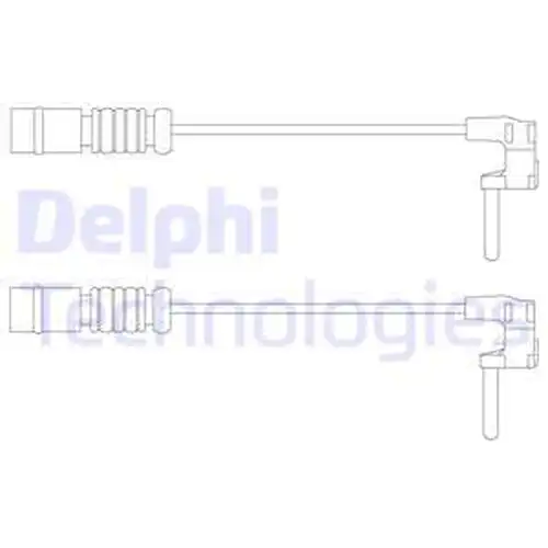 предупредителен контактен сензор, износване на накладките DELPHI LZ0230