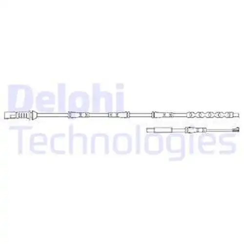 предупредителен контактен сензор, износване на накладките DELPHI LZ0238