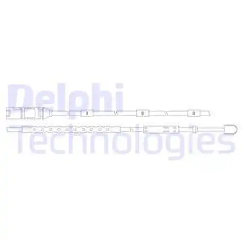 предупредителен контактен сензор, износване на накладките DELPHI LZ0240