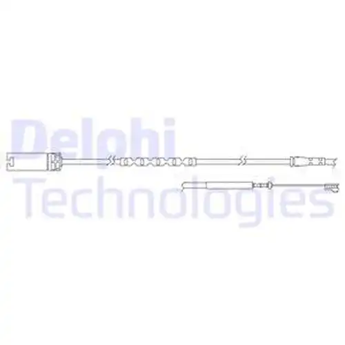 предупредителен контактен сензор, износване на накладките DELPHI LZ0243