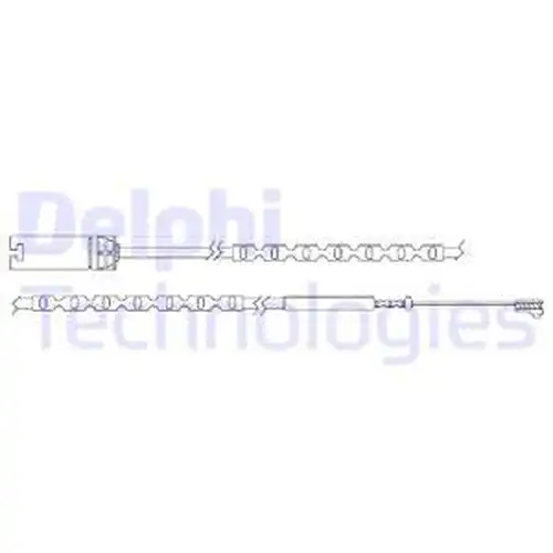 предупредителен контактен сензор, износване на накладките DELPHI LZ0244