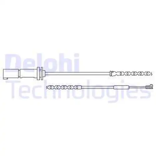 предупредителен контактен сензор, износване на накладките DELPHI LZ0247