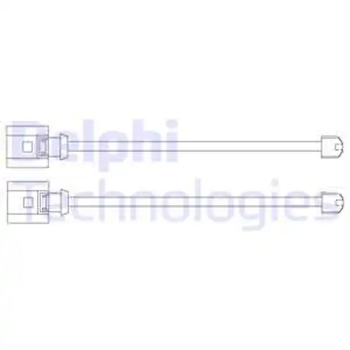 предупредителен контактен сензор, износване на накладките DELPHI LZ0248