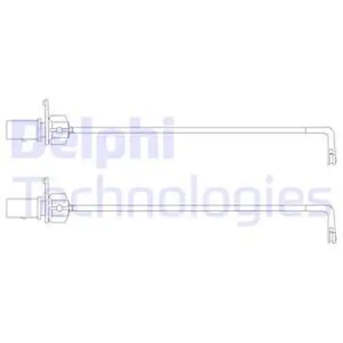 предупредителен контактен сензор, износване на накладките DELPHI LZ0250