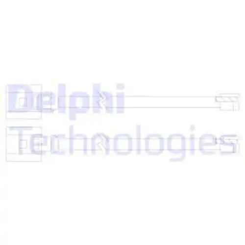 предупредителен контактен сензор, износване на накладките DELPHI LZ0255
