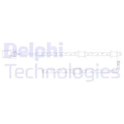 предупредителен контактен сензор, износване на накладките DELPHI LZ0258
